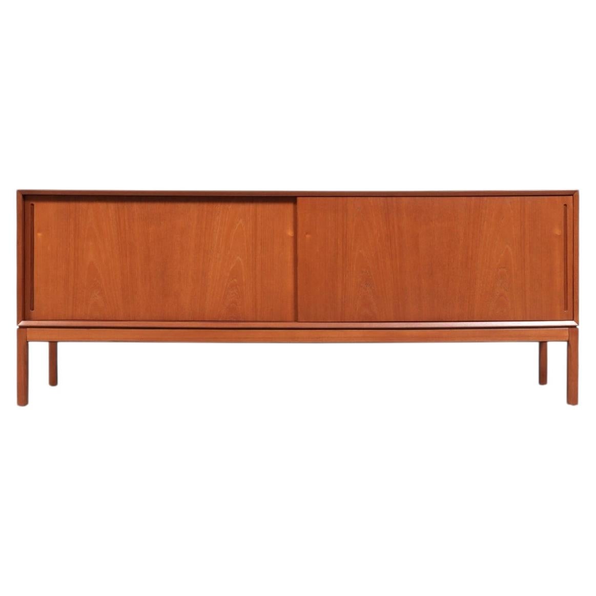Expertly Restored - Danish Modern Teak Credenza by Aksel Kjersgaard For Sale