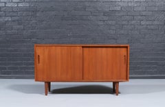 Expertly Restored -Danish Modern Teak Credenza by Carlos Jensen for Hundevad Co.