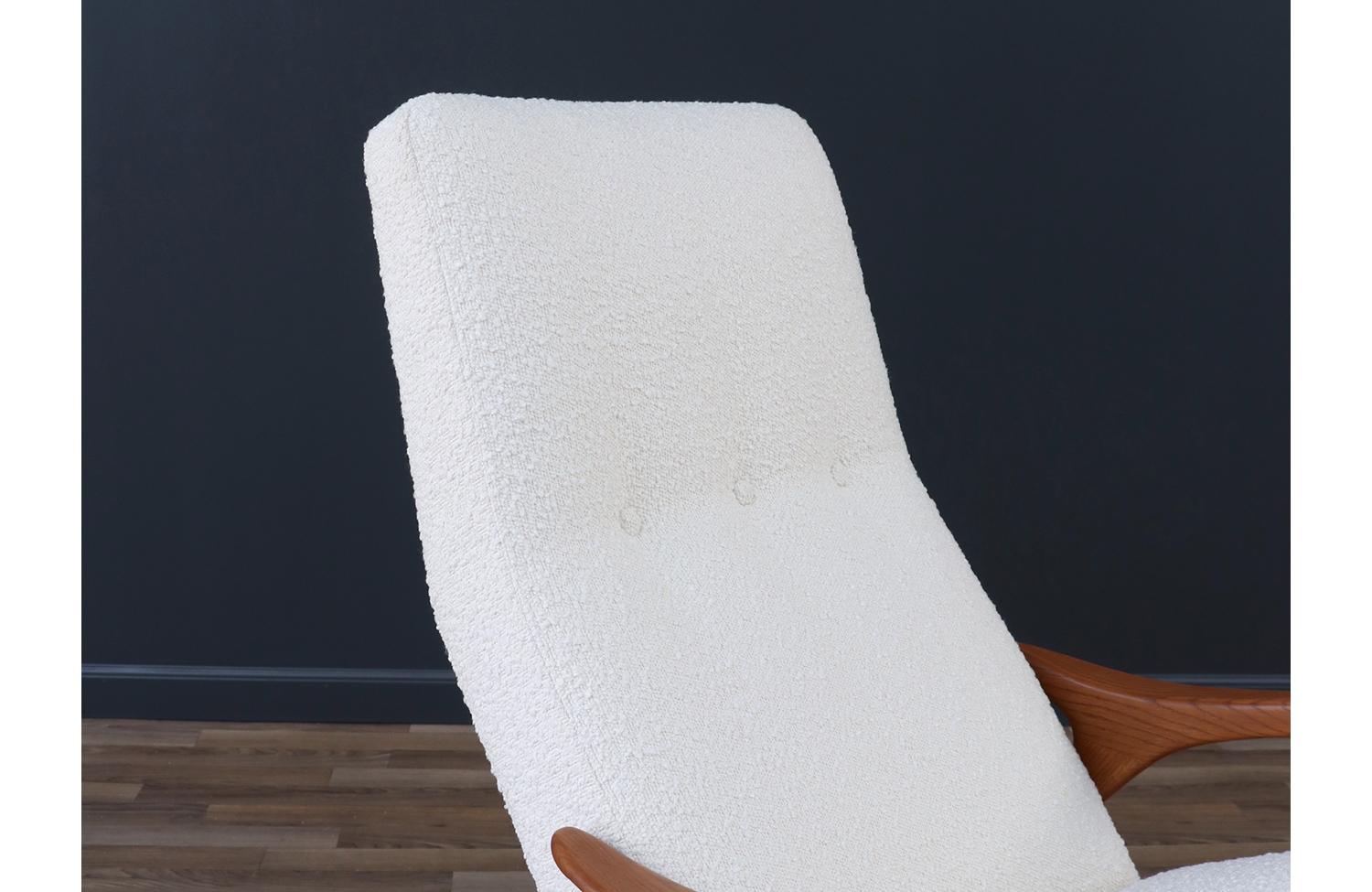 Expertly Restored - Danish Modern Teak Rocking Chair by Broderna Anderssons 1