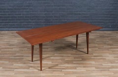 Expertly Restored-Edward J. Wormley "Flip Top" Dining / Console Table for Dunbar