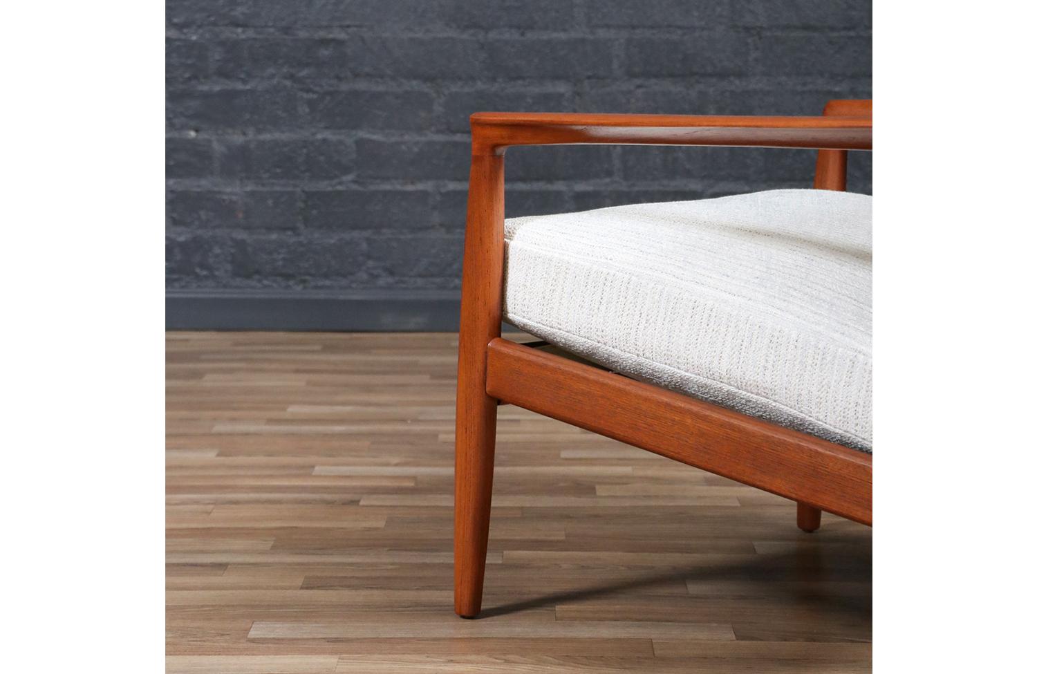 Fachmännisch restauriert - Folke Ohlsson Model 72-C Teak Lounge Chairs für Dux im Angebot 7