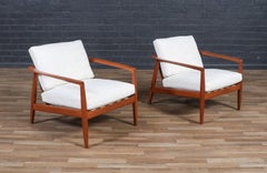 Fachmännisch restauriert - Folke Ohlsson Model 72-C Teak Lounge Chairs für Dux