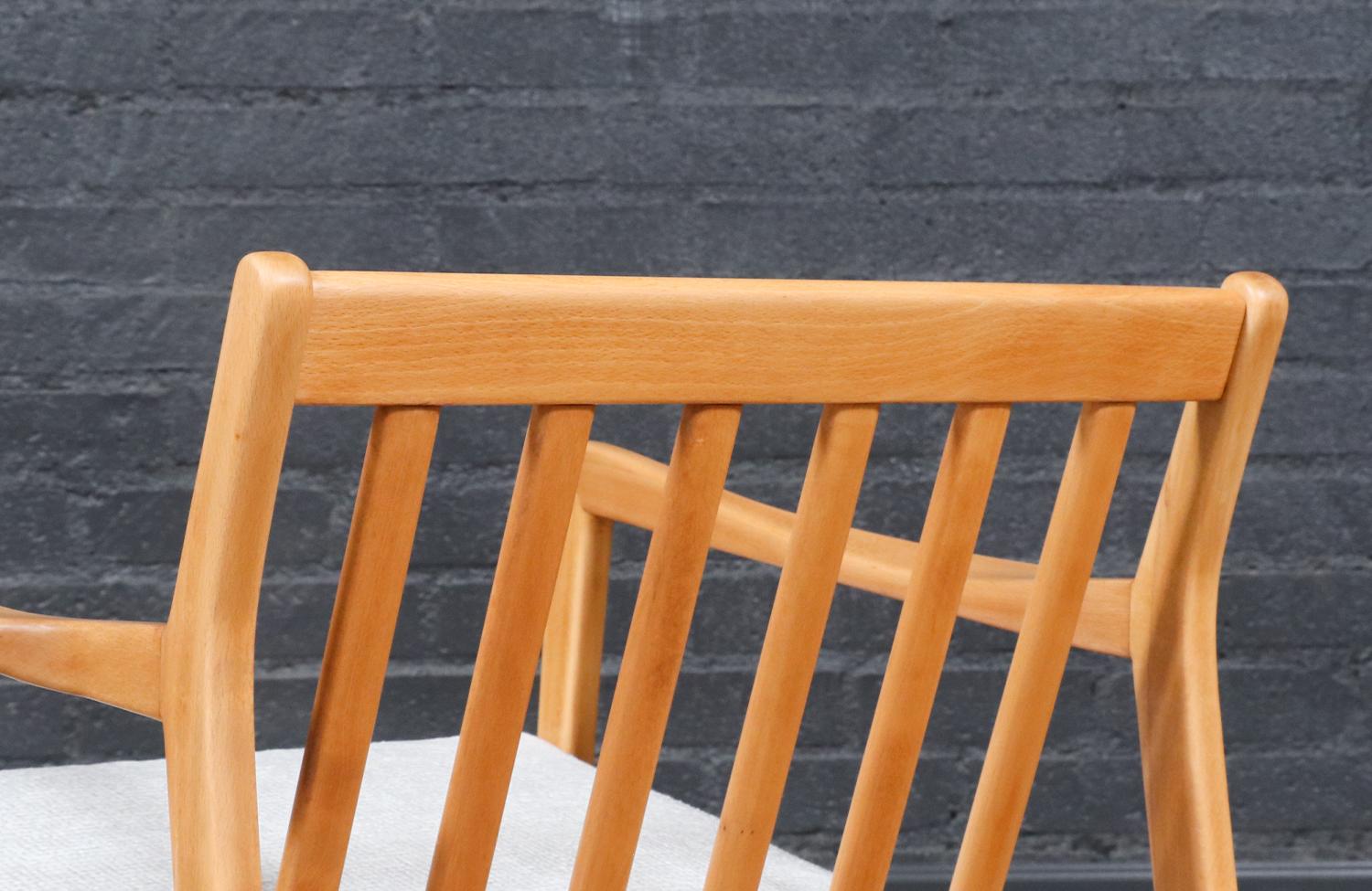 Restauradas por expertos - Sillas de salón de madera de haya modelo 