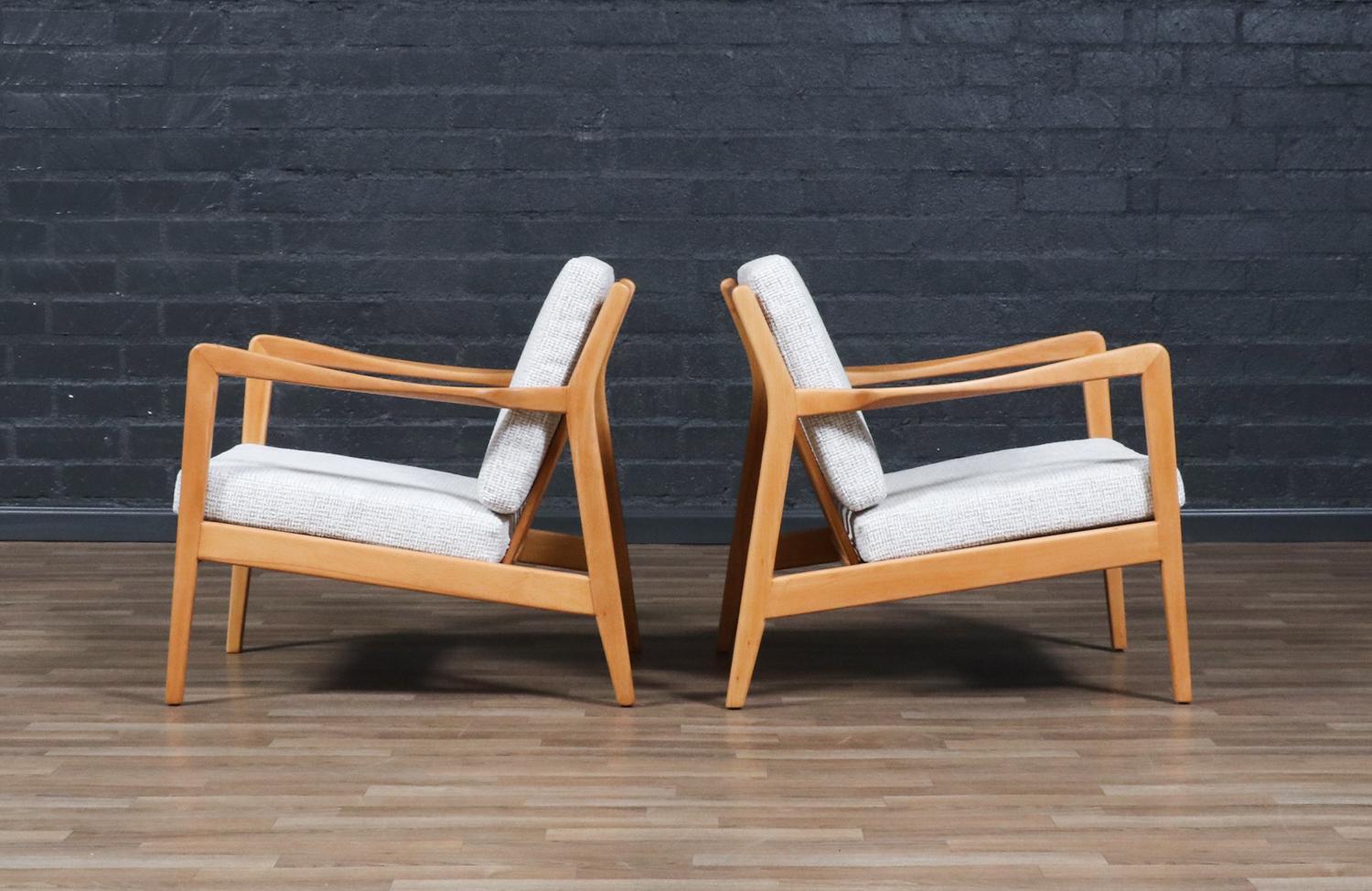 Restauradas por expertos - Sillas de salón de madera de haya modelo 