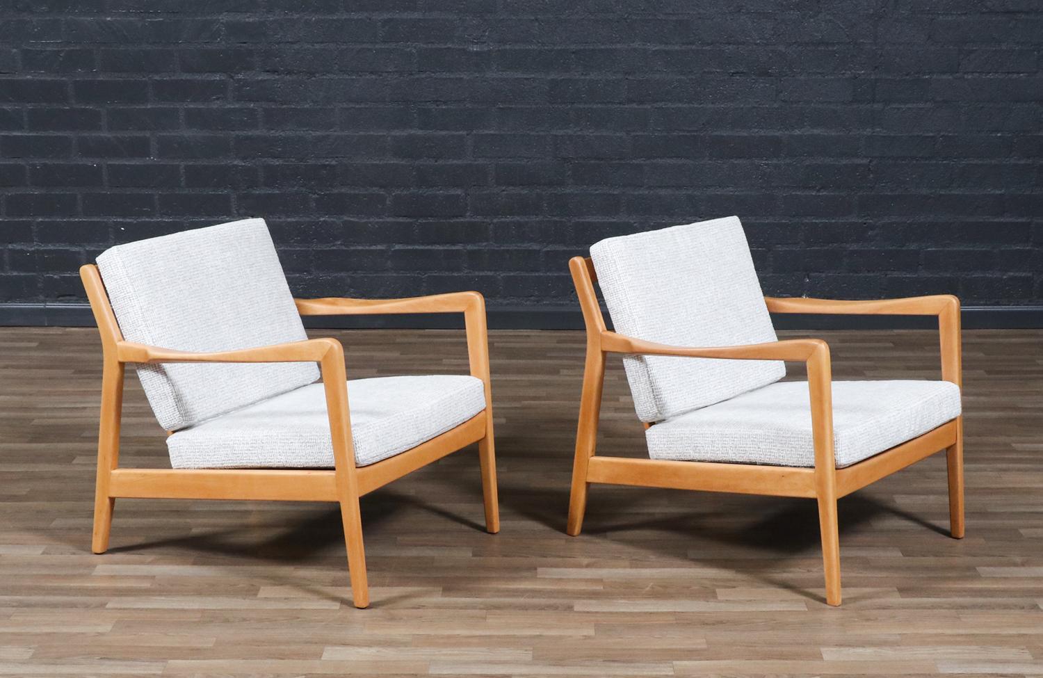 Restauradas por expertos - Sillas de salón de madera de haya modelo 