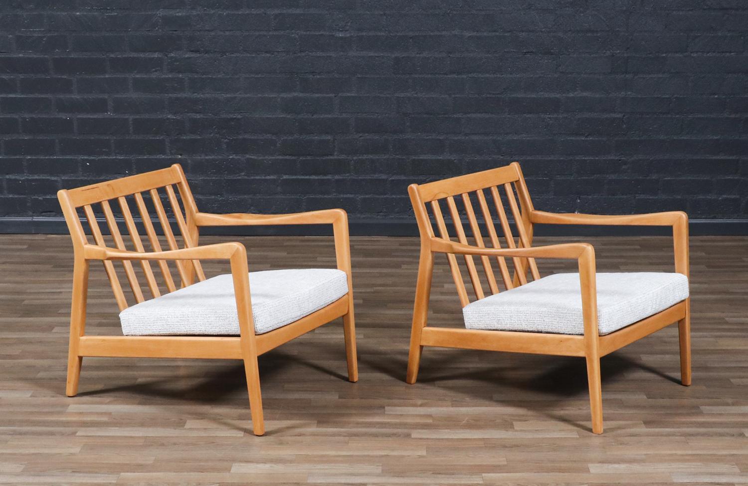 Restauradas por expertos - Sillas de salón de madera de haya modelo 