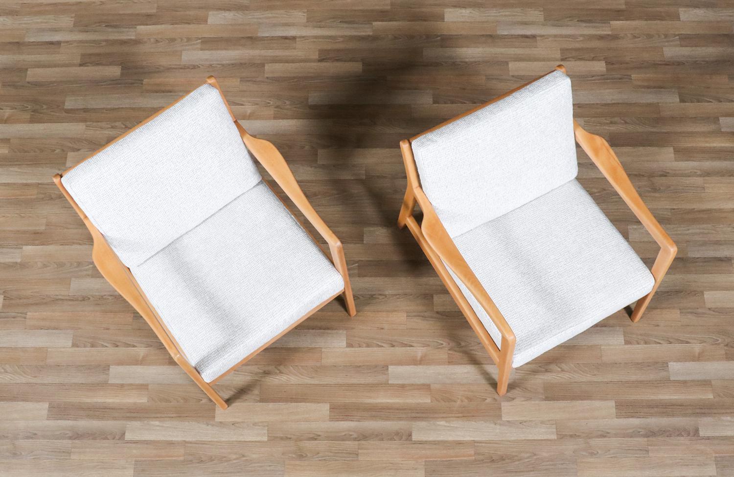 Restauradas por expertos - Sillas de salón de madera de haya modelo 