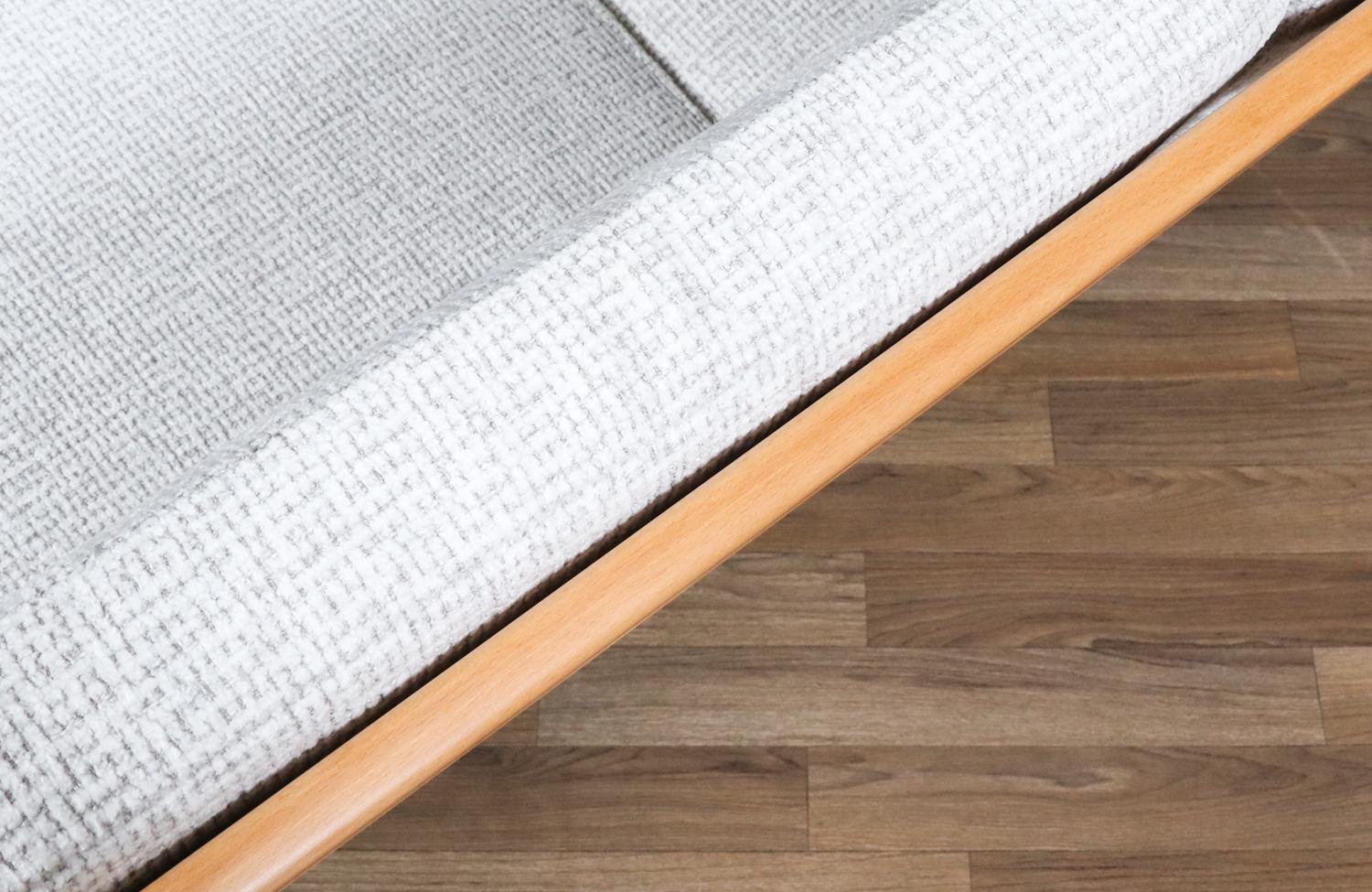 Expertly Restored - Folke Ohlsson Model “Tema 1” Beechwood Sofa for Dux For Sale 3