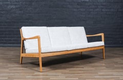 Expertly Restored - Folke Ohlsson Model “Tema 1” Beechwood Sofa for Dux