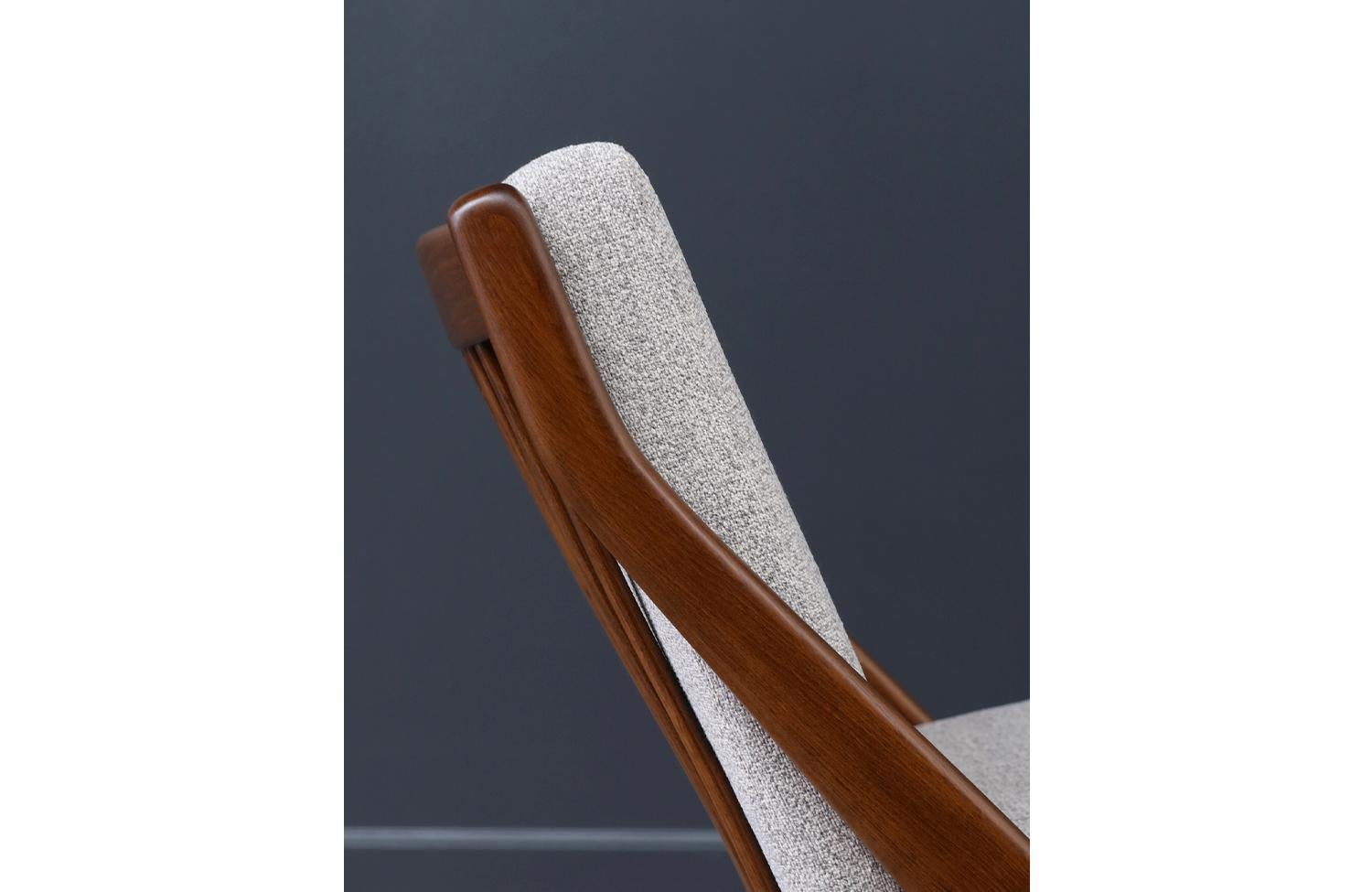 Tissu d'ameublement Sculpturale chaise longue Scissor de Folke Ohlsson pour Dux restaurée de manière experte  en vente