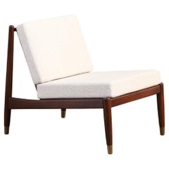 Vintage Expertly Restored - Folke Ohlsson Slipper Lounge Chair for DUX