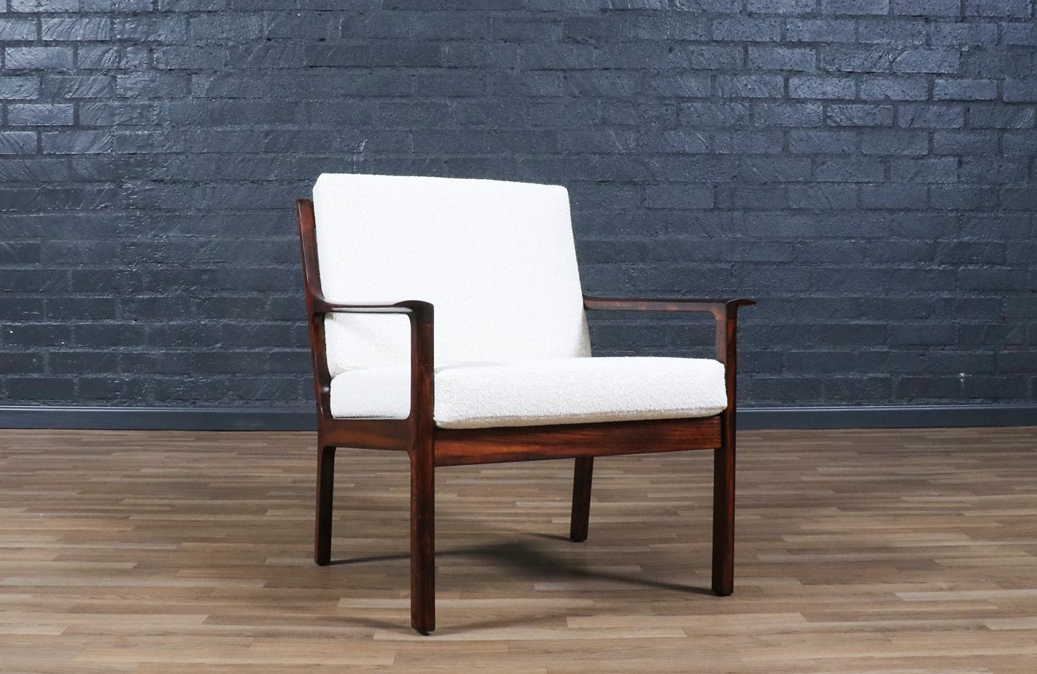 Restaurée par des experts - Chaise longue Model No 395 de Fredrik Kayser pour Vatne Møbler Excellent état - En vente à Los Angeles, CA