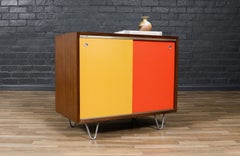 Expertly Restored -George Nelson Multi-Color Lacquered Cabinet for Herman Miller