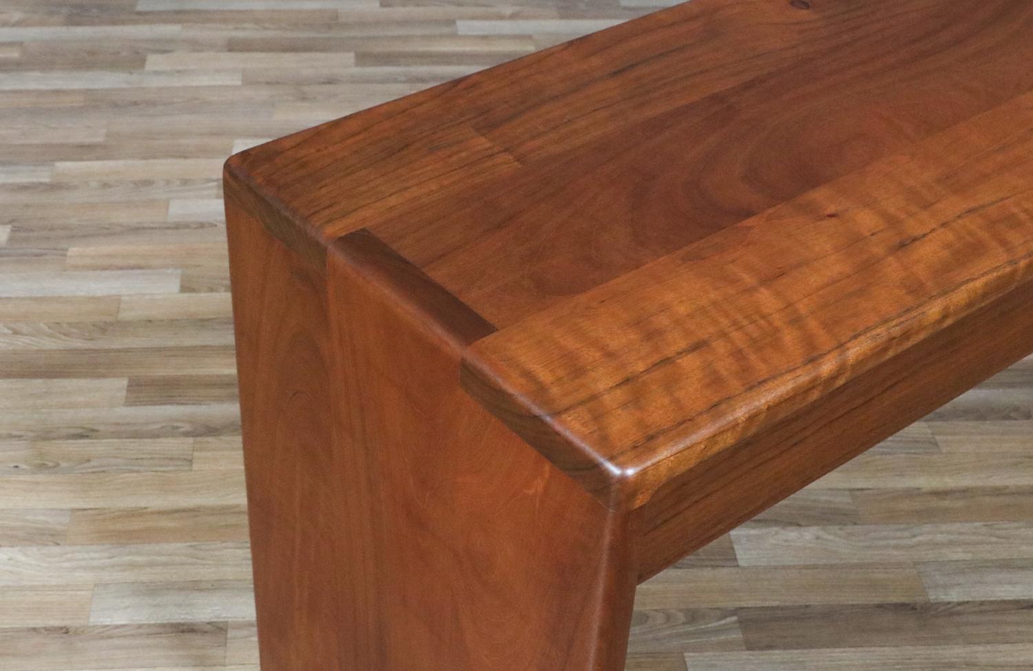 Expertly Restored - Gerald McCabe Shedua Console Table for Orange Crate Modern For Sale 3