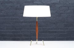 Expertly Restored - Gerald Thurston Sculpted Tripod Table Lamp for Lightolier
