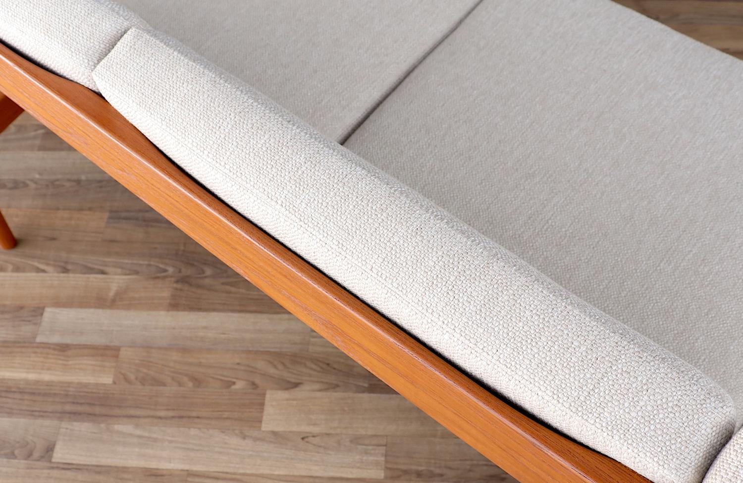 Mid-20th Century Expertly Restored - Grete Jalk Model-128 Teak Sofa for France & Son