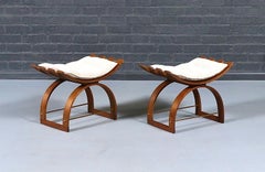 Expertly Restored - Harvey Probber "Knights" Model-1173 Sculpted Benches