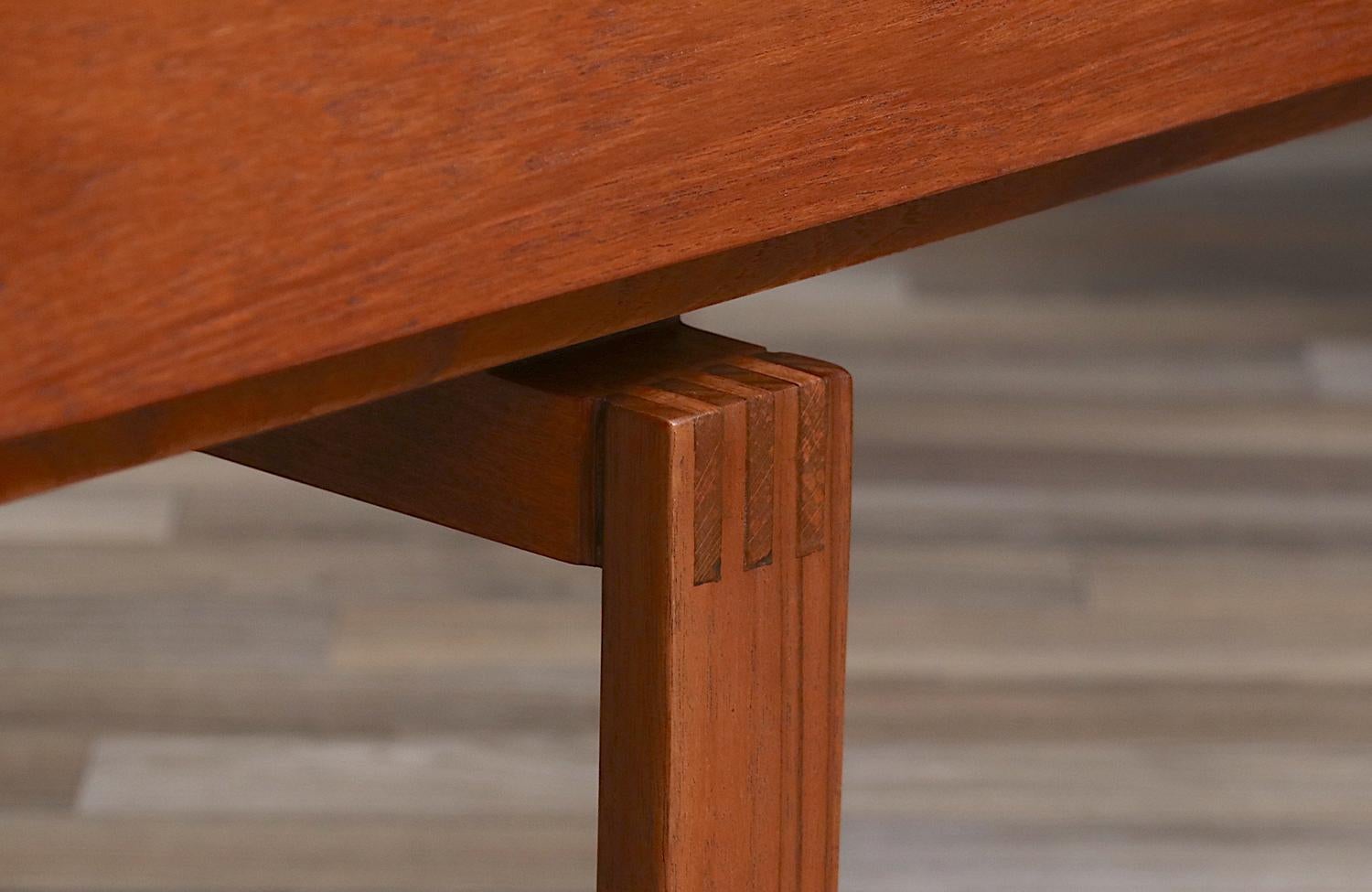 Expertly Restored - Henning Jensen & Torbin Valeur Teak Desk for Dyrlund 2