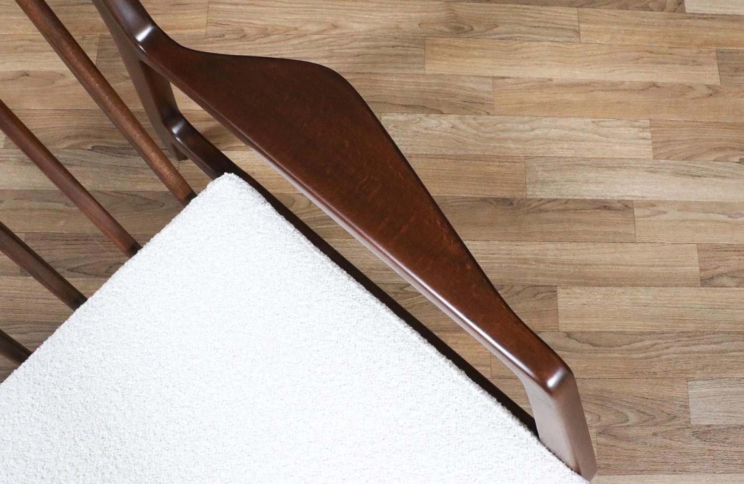 Expertly Restored - Ib Kofod Larsen Danish Modern Sculptural Lounge Chair For Sale 2