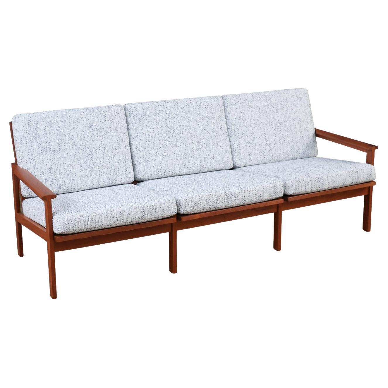 Expertly Restored - Illum Wikkelsø "Capella" Teak Sofa for N. Eilersen