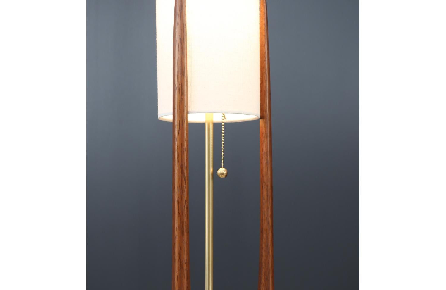 Expertly Restored - John Keal Sculptural Trident Table Lamp for Modeline of CA For Sale 1
