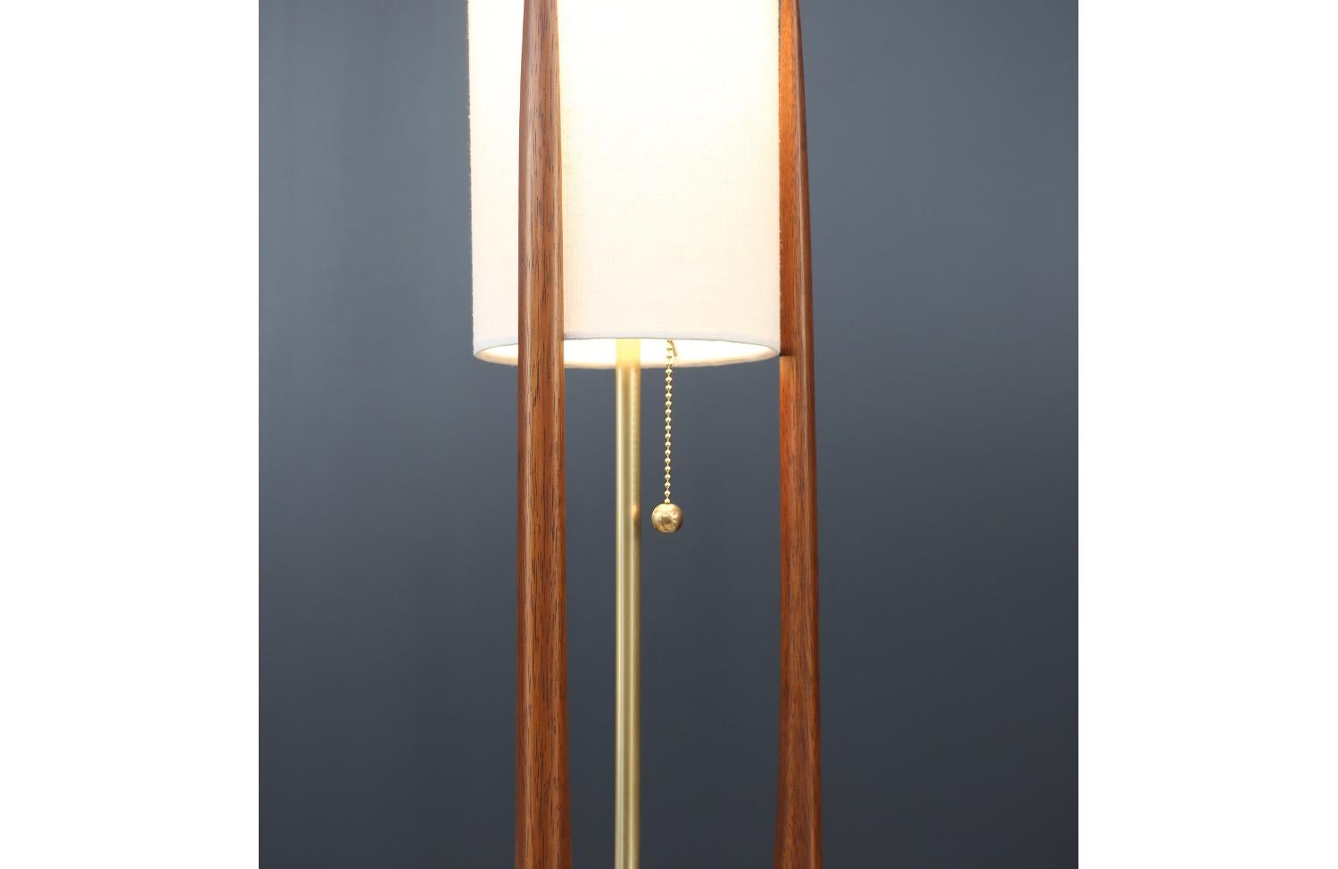 Mid-20th Century Expertly Restored - John Keal Sculptural Trident Table Lamp for Modeline of CA