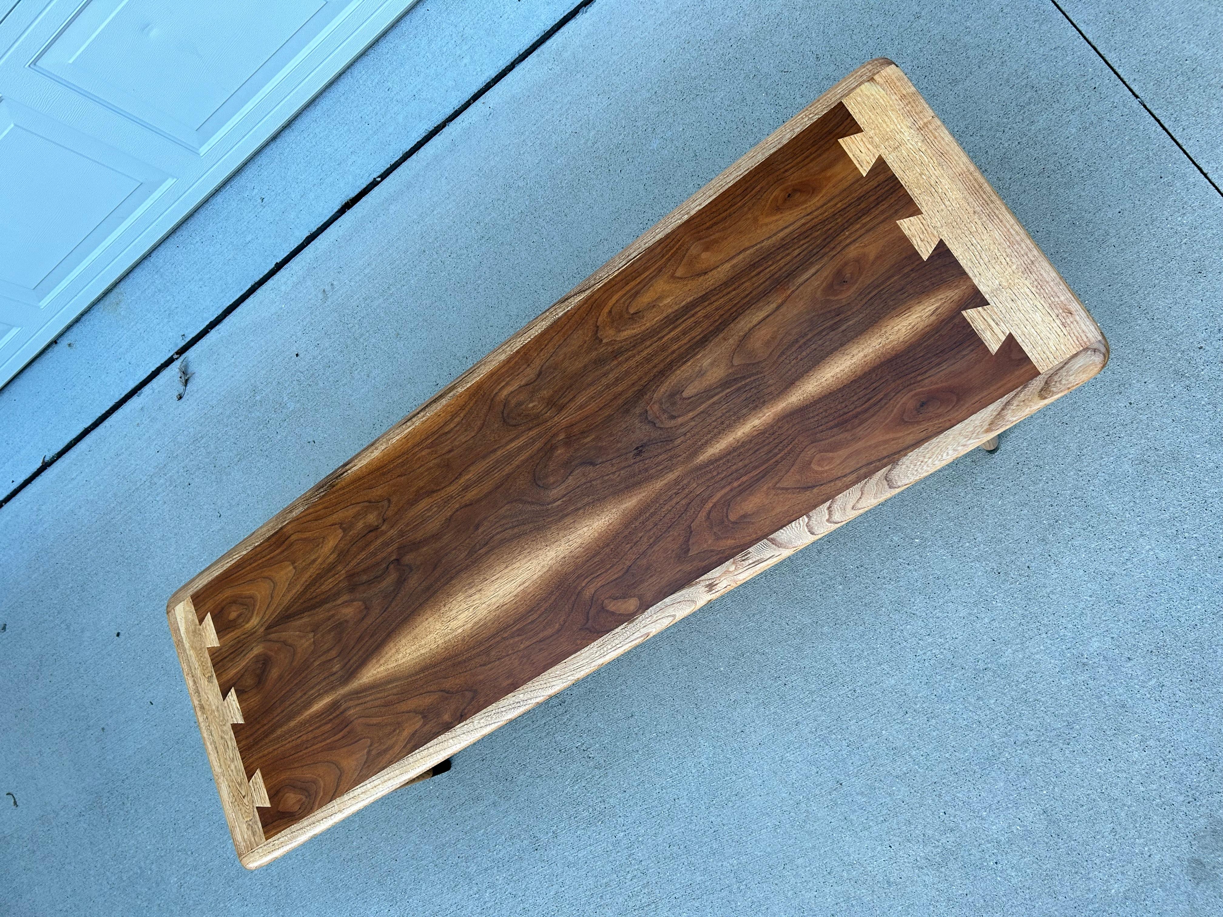 Expertly Restored MCM Lane Acclaim Walnut Coffee Table For Sale 1