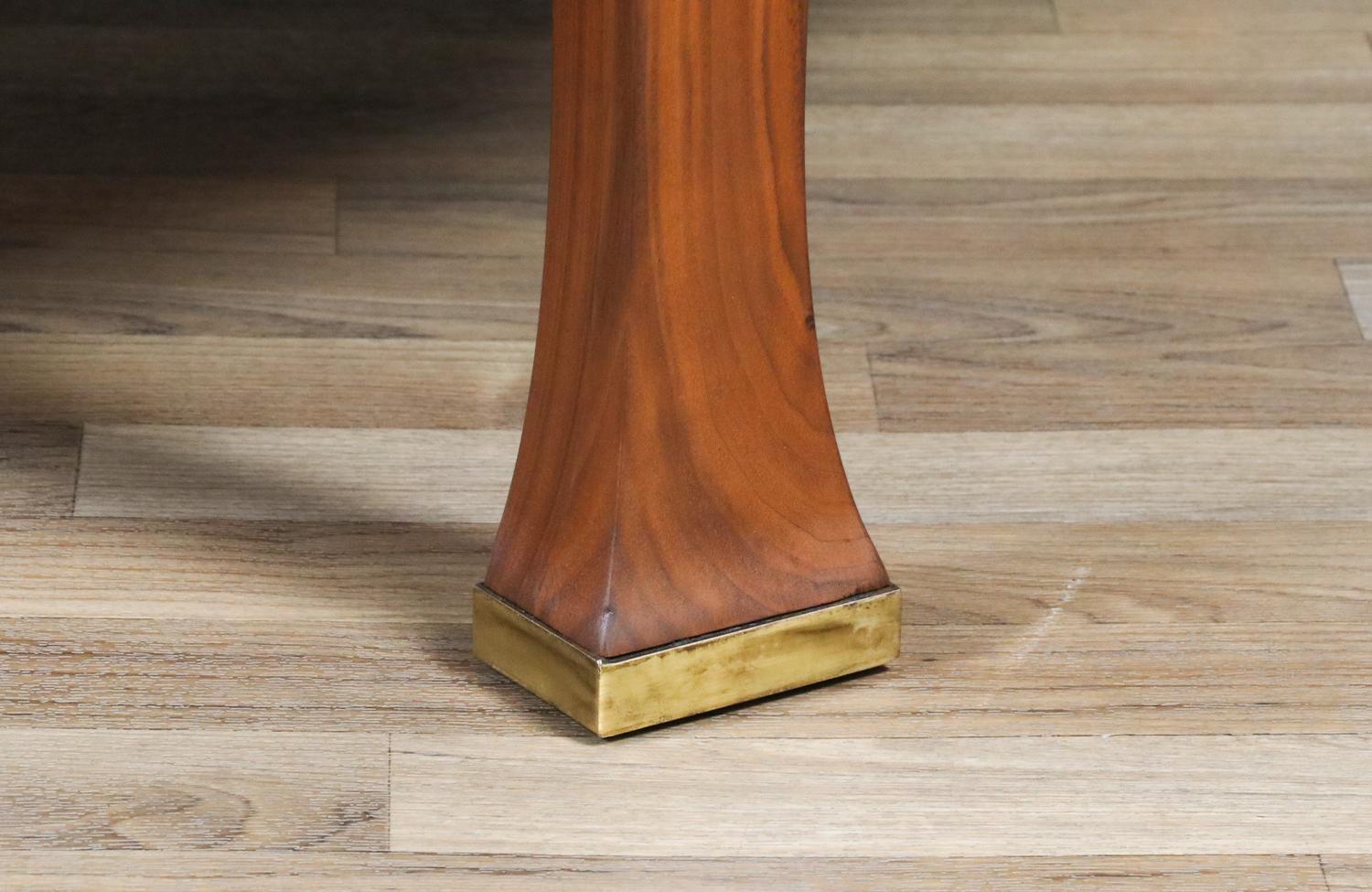 Expertly Restored - Michael Taylor Teak & Walnut Coffee Table w/ for Baker For Sale 3