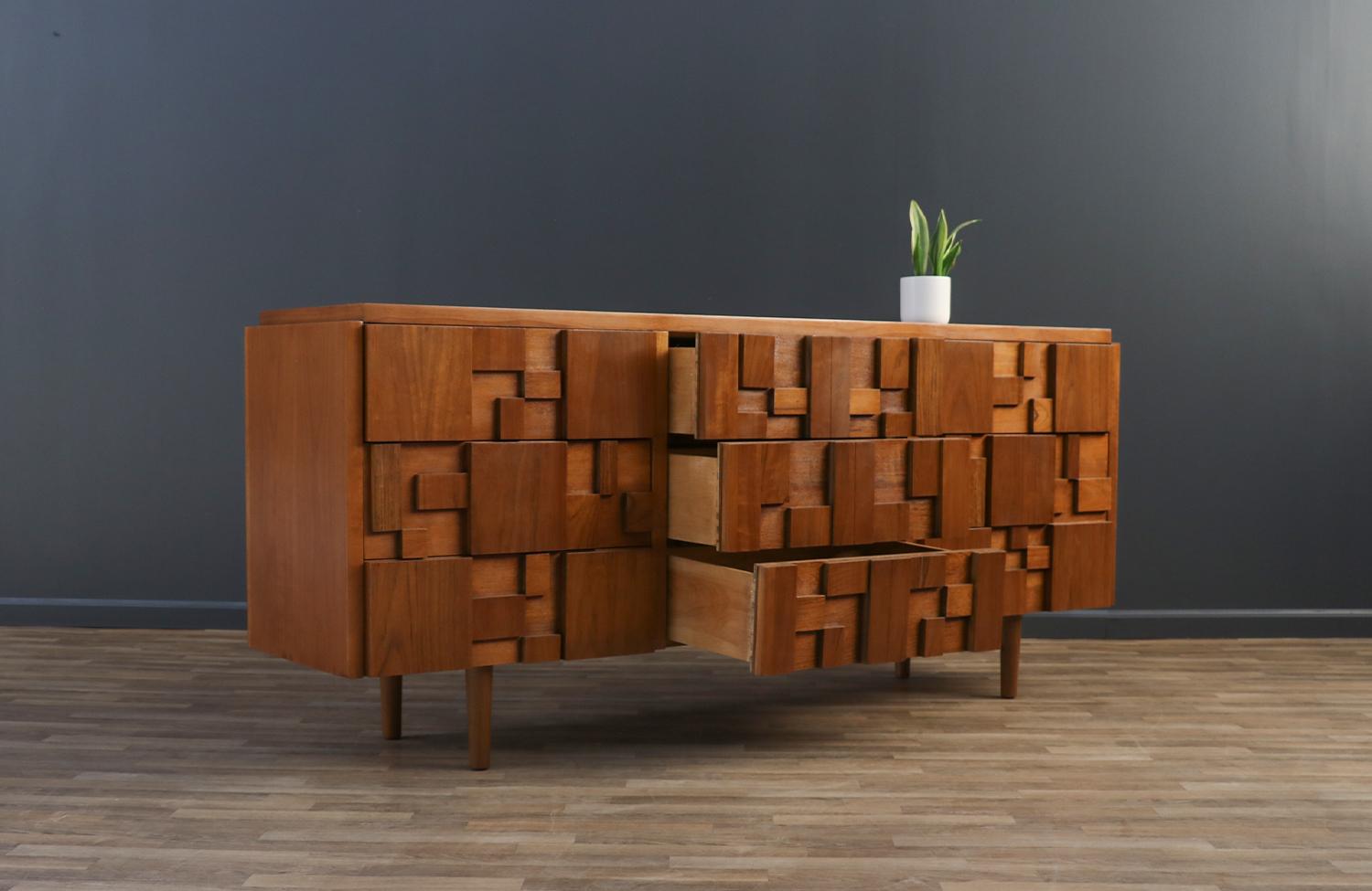 American Expertly Restored - Mid-Century Brutalist 
