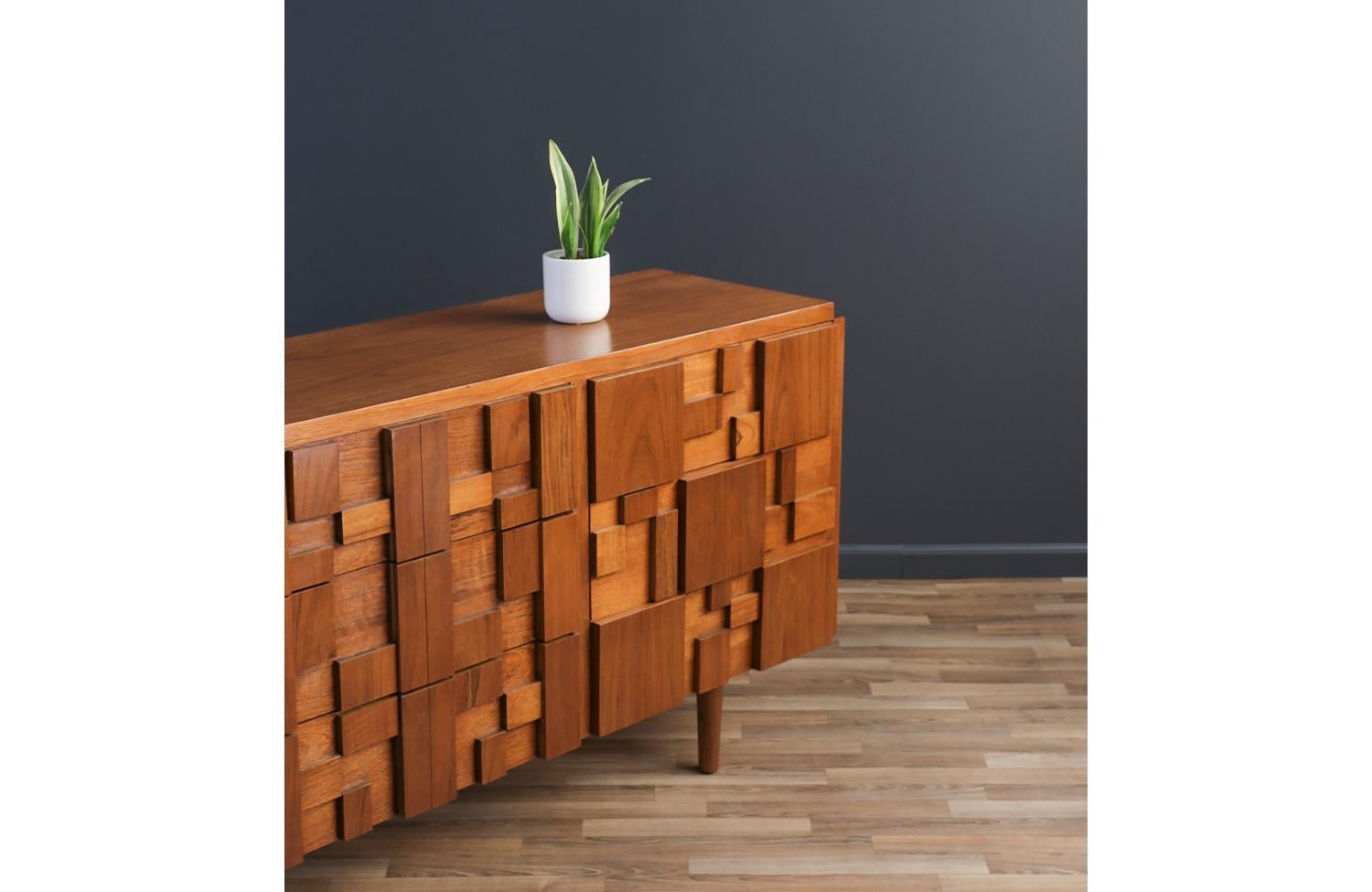 Wood Expertly Restored - Mid-Century Brutalist 