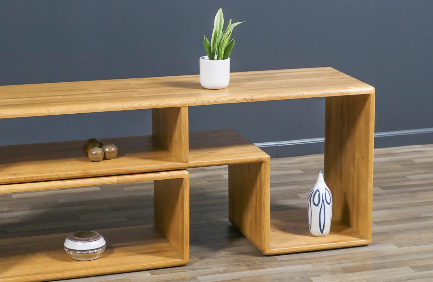 Expertly Restored - Mid-Century Modern Modular Credenza / Bookshelves System 4