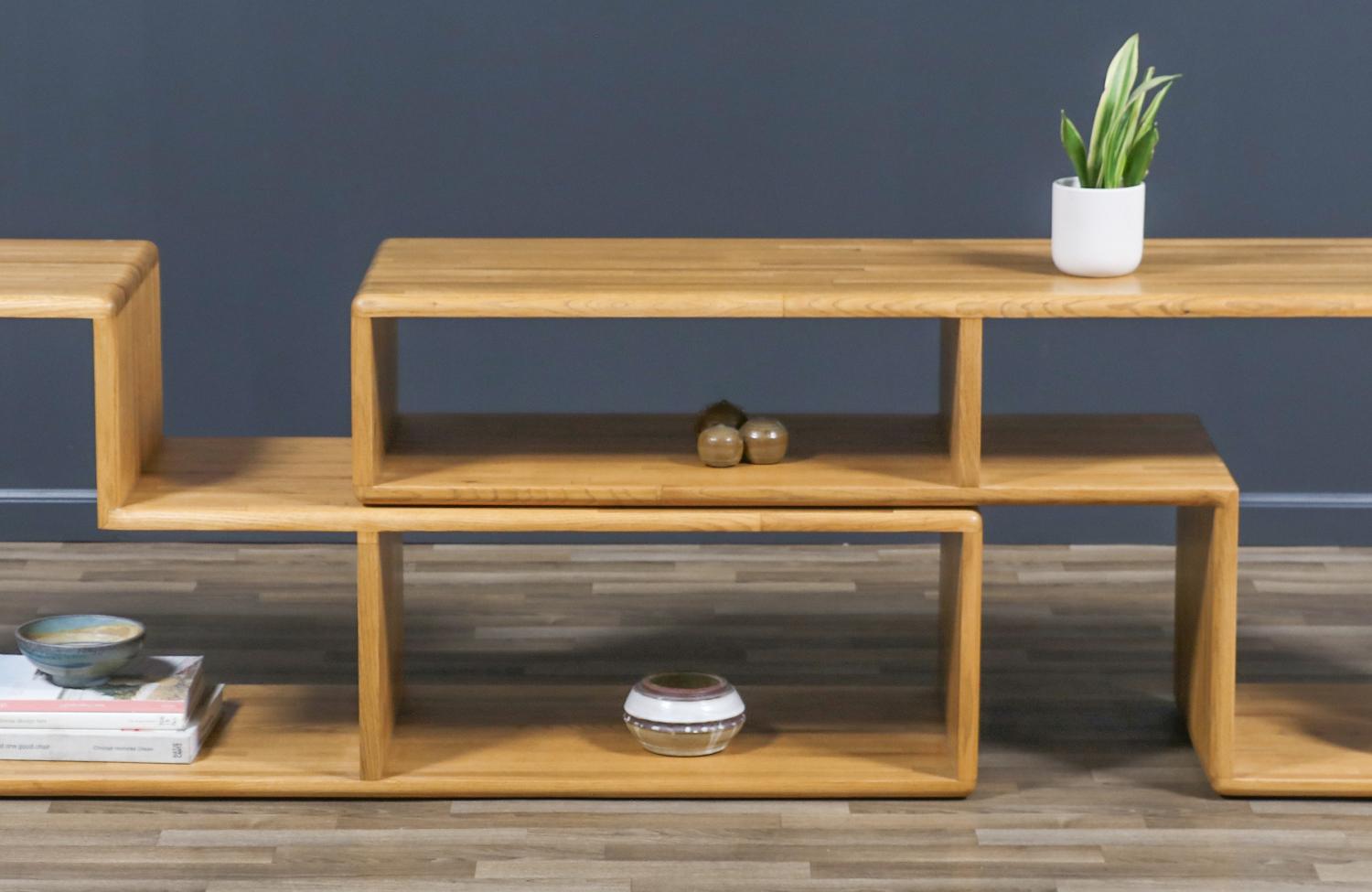 Expertly Restored - Mid-Century Modern Modular Credenza / Bookshelves System 6