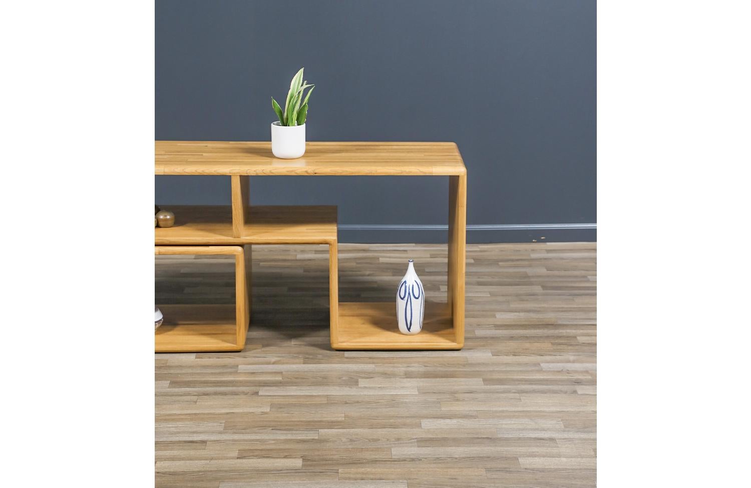 Expertly Restored - Mid-Century Modern Modular Credenza / Bookshelves System 8