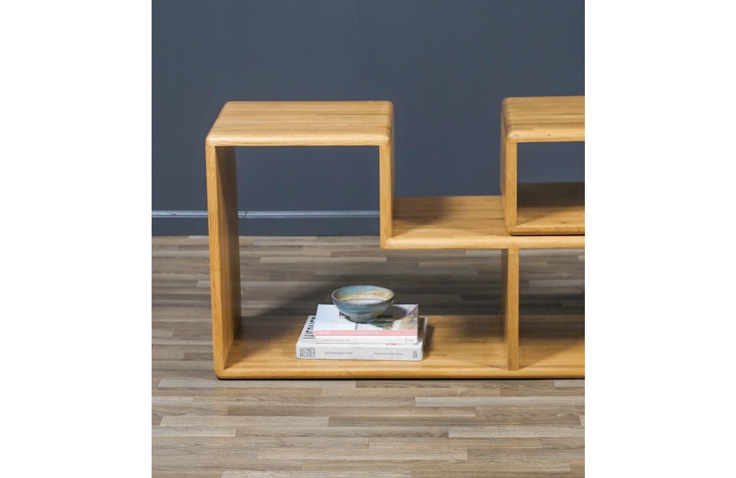 Expertly Restored - Mid-Century Modern Modular Credenza / Bookshelves System 9
