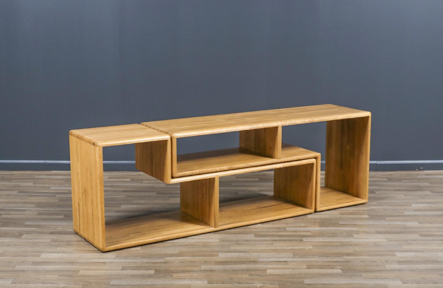 American Expertly Restored - Mid-Century Modern Modular Credenza / Bookshelves System