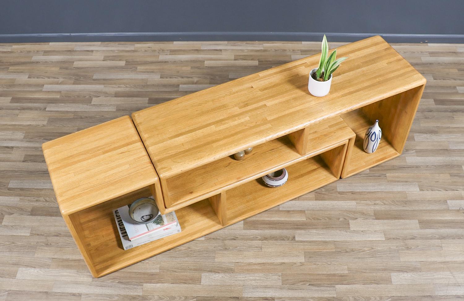 Expertly Restored - Mid-Century Modern Modular Credenza / Bookshelves System 1