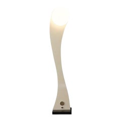 Expertly Restored - Mid-Century Modern Sculpted Lacquered Floor Lamp