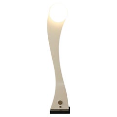 Expertly Restored - Mid-Century Modern Sculpted Lacquered Floor Lamp