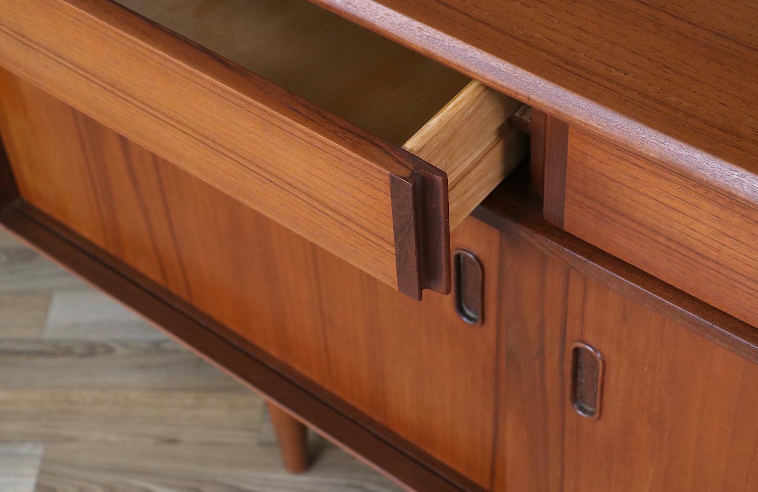 Expertly Restored - Mid-Century Modern Teak Credenza by Punch Design 4