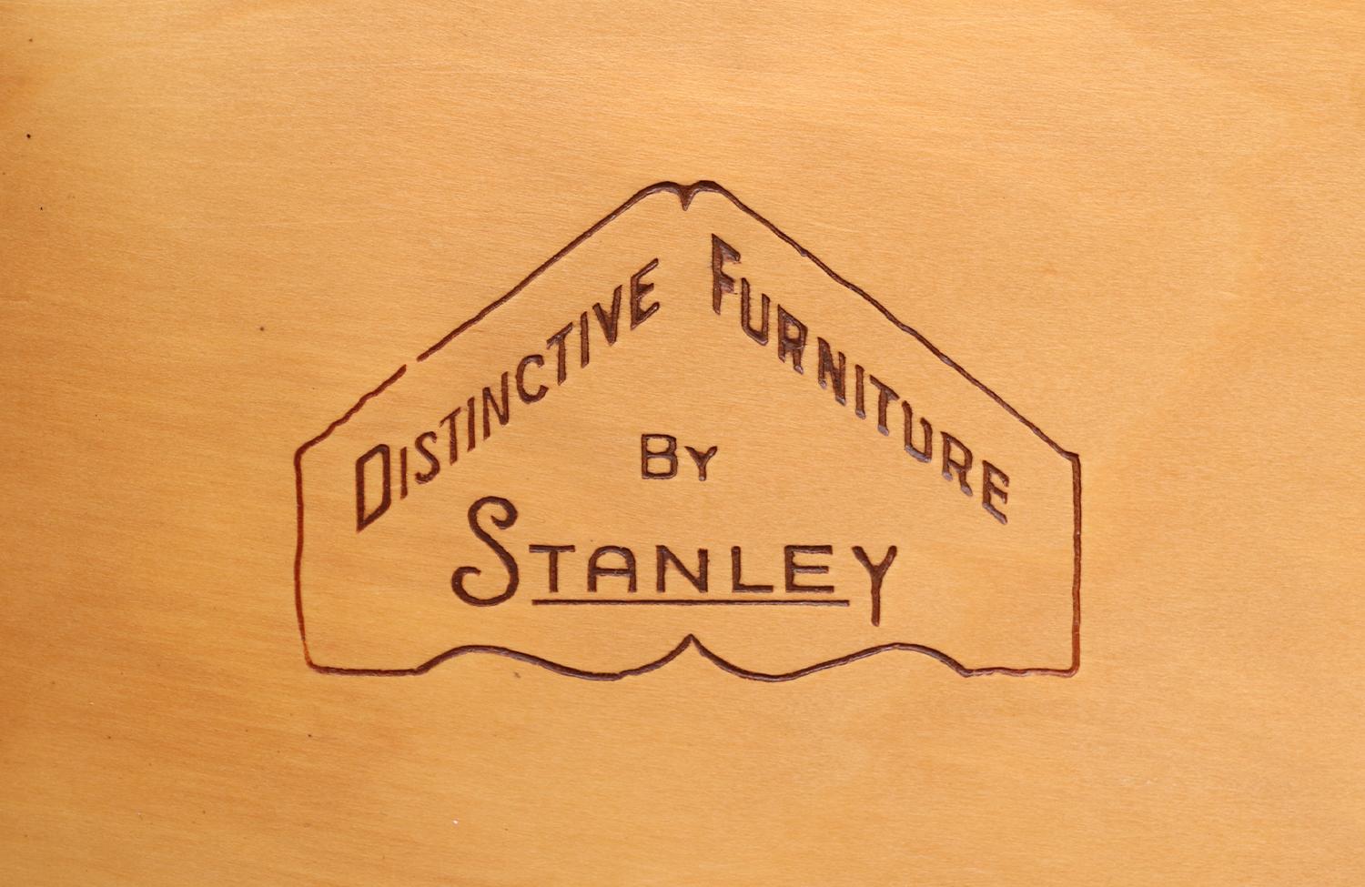 Expertly Restored - Mid-Century Modern Walnut Dresser by Stanley For Sale 7