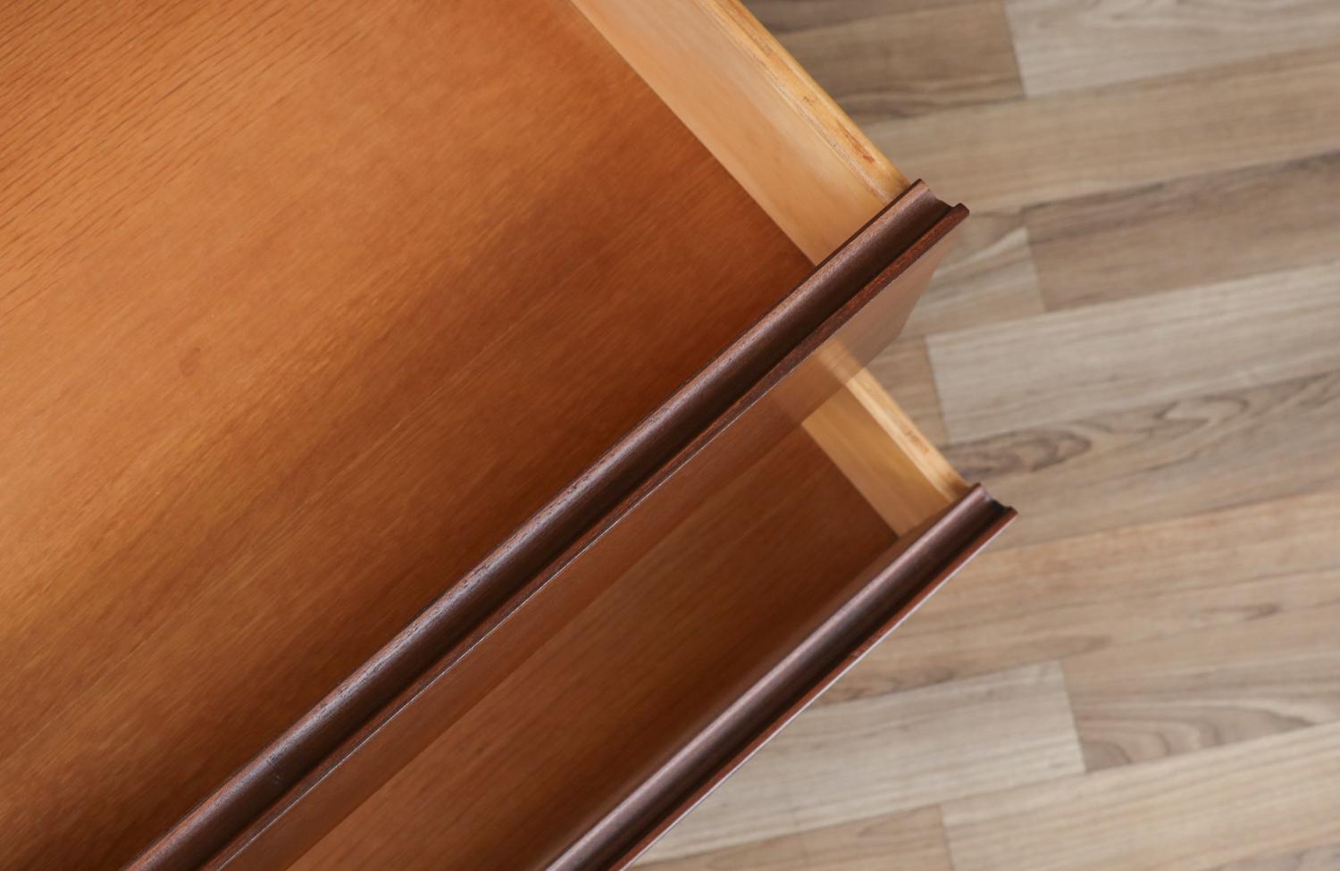 Expertly Restored - Mid-Century Modern Walnut Dresser by Stanley 2