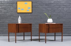Expertly Restored-Mid-Century "Parallel" Night Stands by Barney Flagg for Drexel