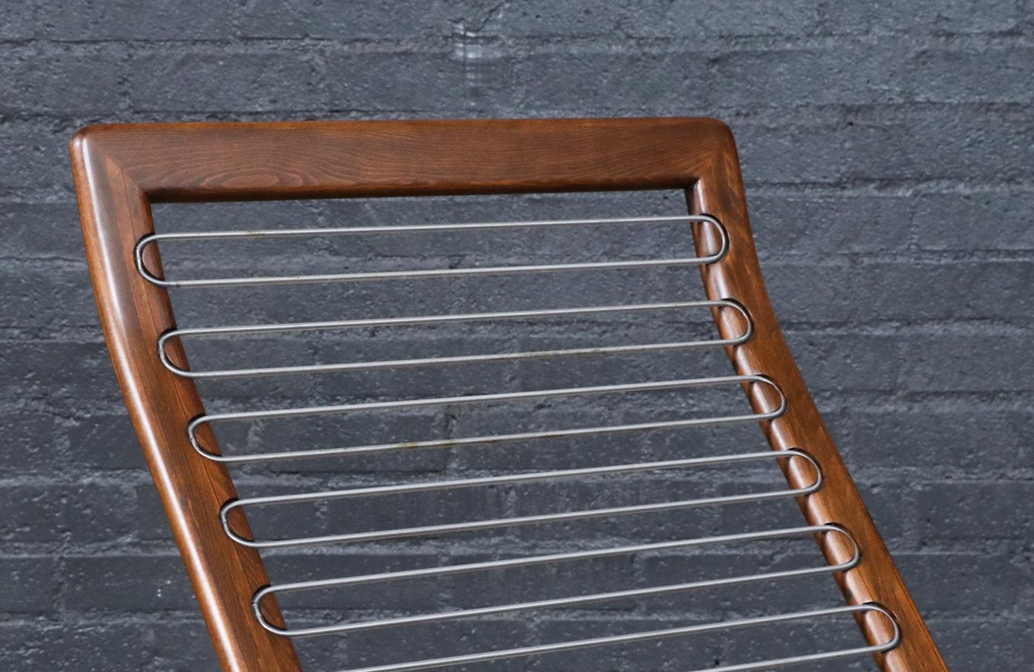 Restaurada por expertos - Silla reclinable de mediados de siglo de Ib Kofod-Larsen para S. en venta 3