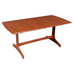 Expertly Restored-MidCentury Modern Butterfly-Leaf Dining Table by Peter Hayward