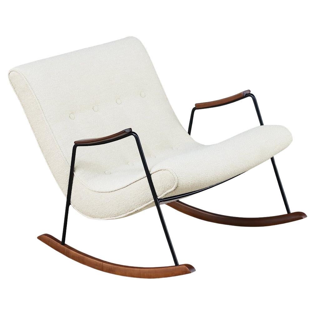 Expertly Restored - Milo Baughman "Scoop" Rocking Chair for Thayer Coggin