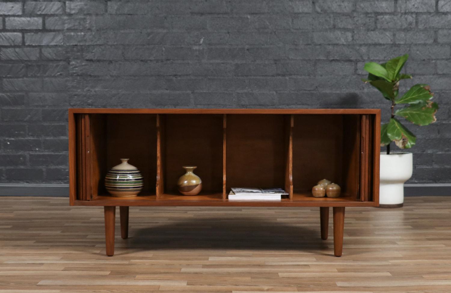 Mid-Century Modern Expertly Restored - Milo Baughman Tambour-Door Credenza for Glenn of CA