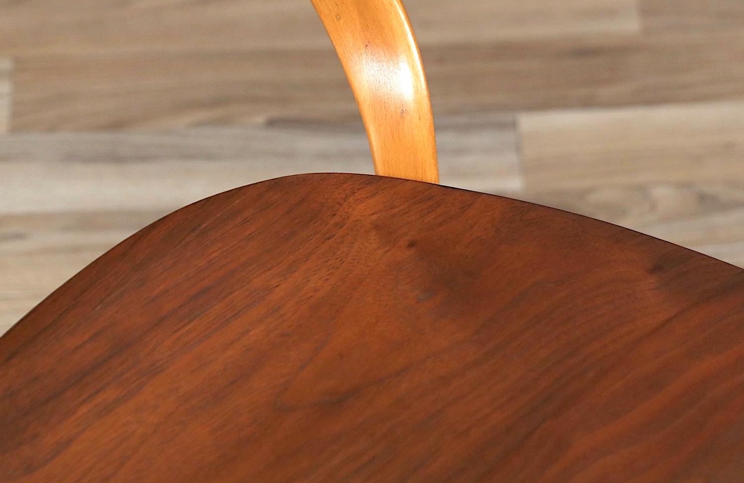 Restaurata con perizia - Sedia a bracci Norman Cherner 