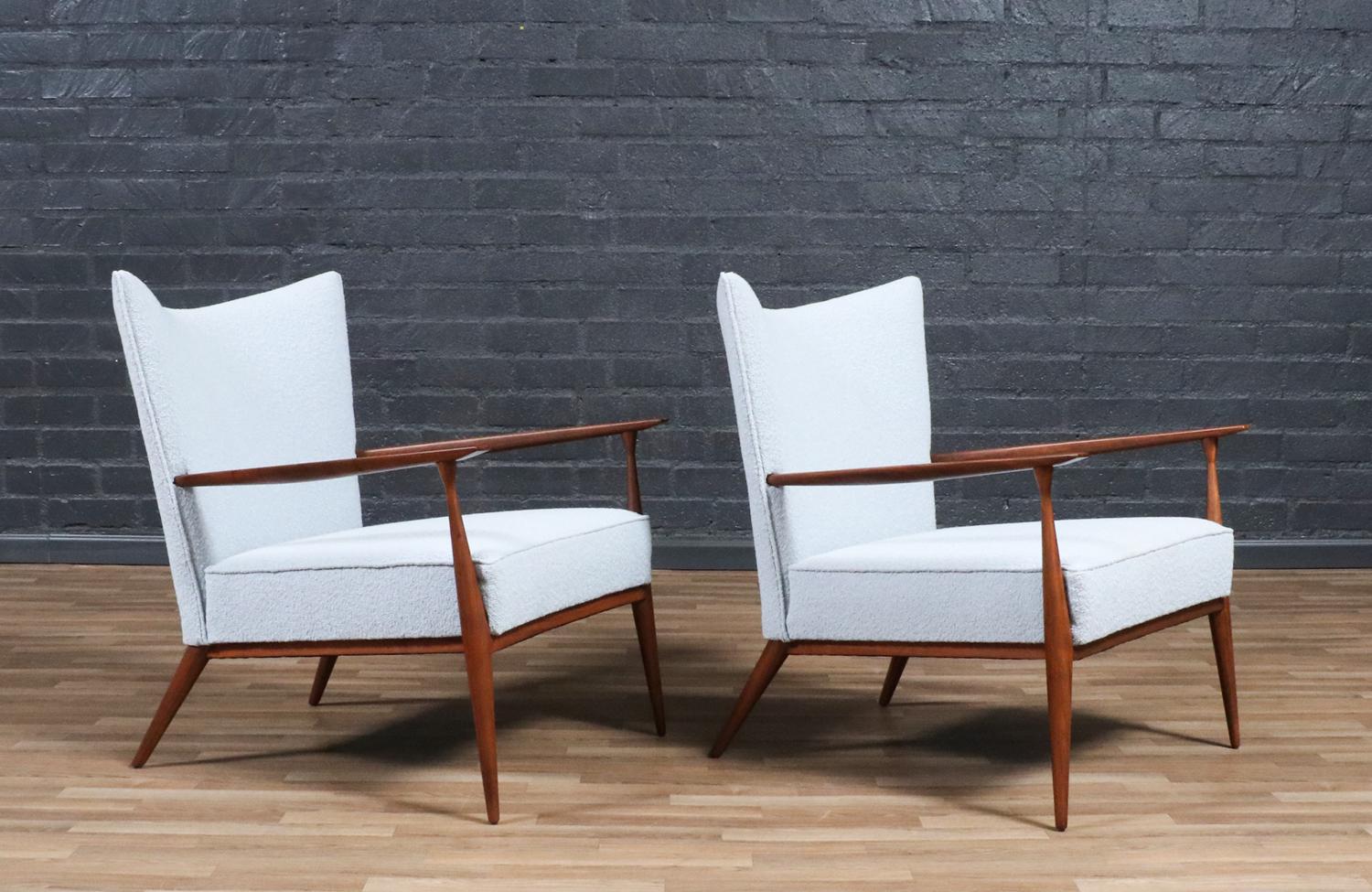 Mid-Century Modern Expertly Restored - Paul McCobb Model-1321 Wing Lounge Chairs for Directional For Sale