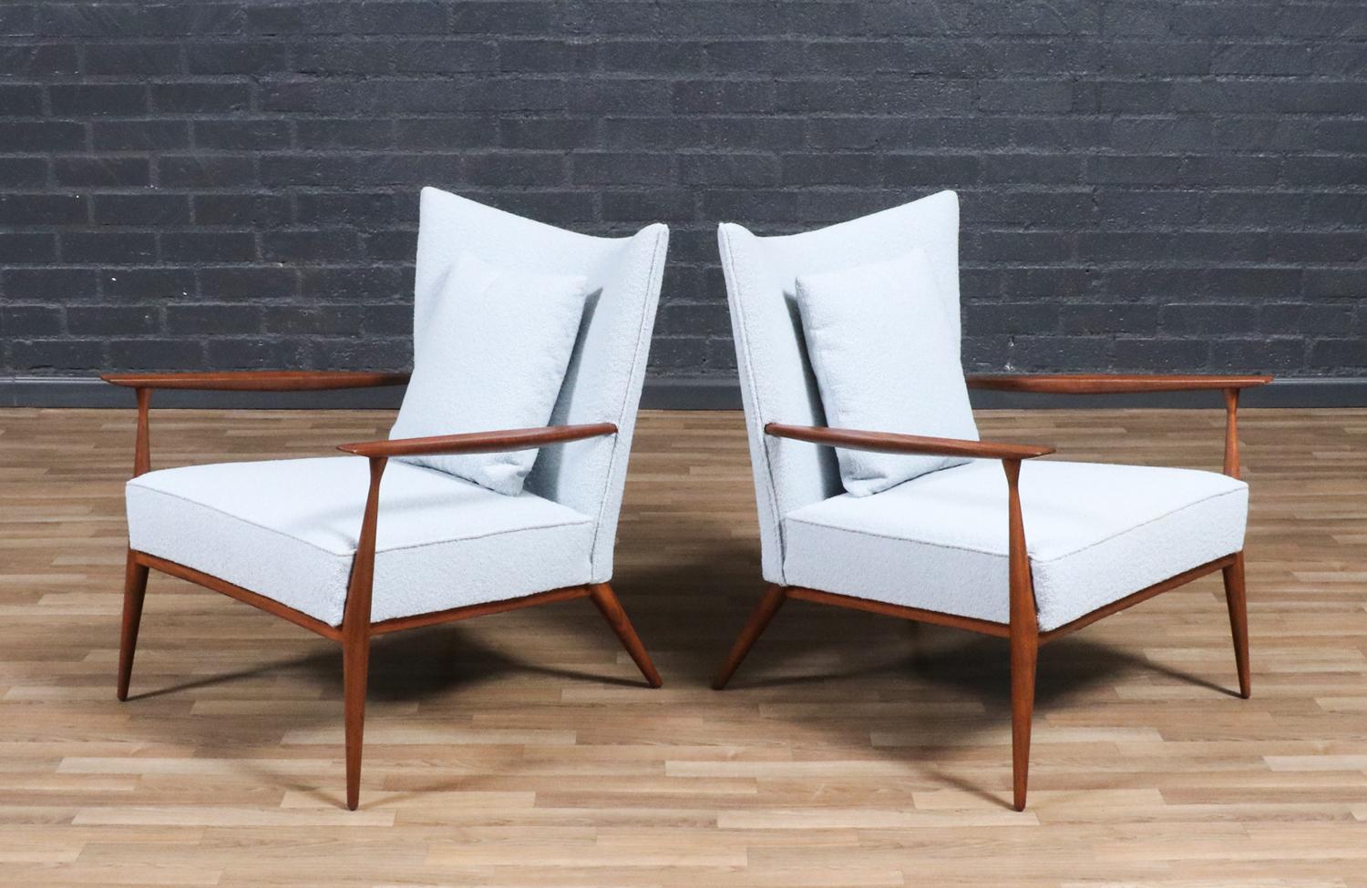 Mid-20th Century Expertly Restored - Paul McCobb Model-1321 Wing Lounge Chairs for Directional For Sale