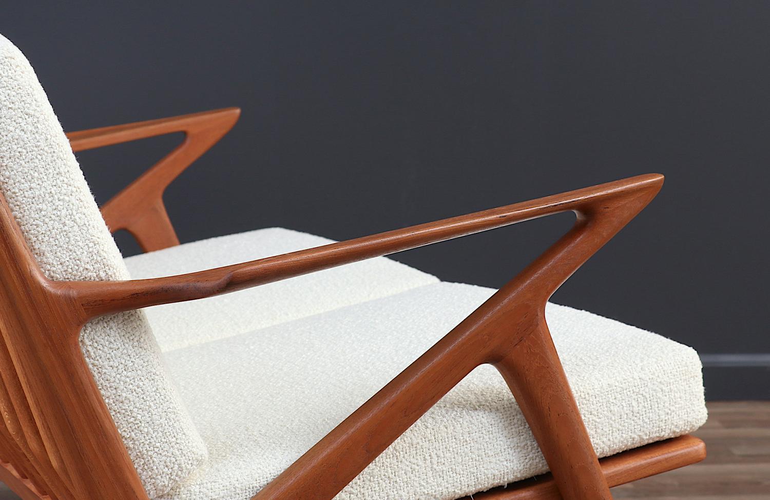 Expertly Restored - Poul Jensen Teak Love Seat Sofa for Selig For Sale 1